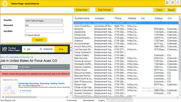 Yellow page Extractor - Image 3