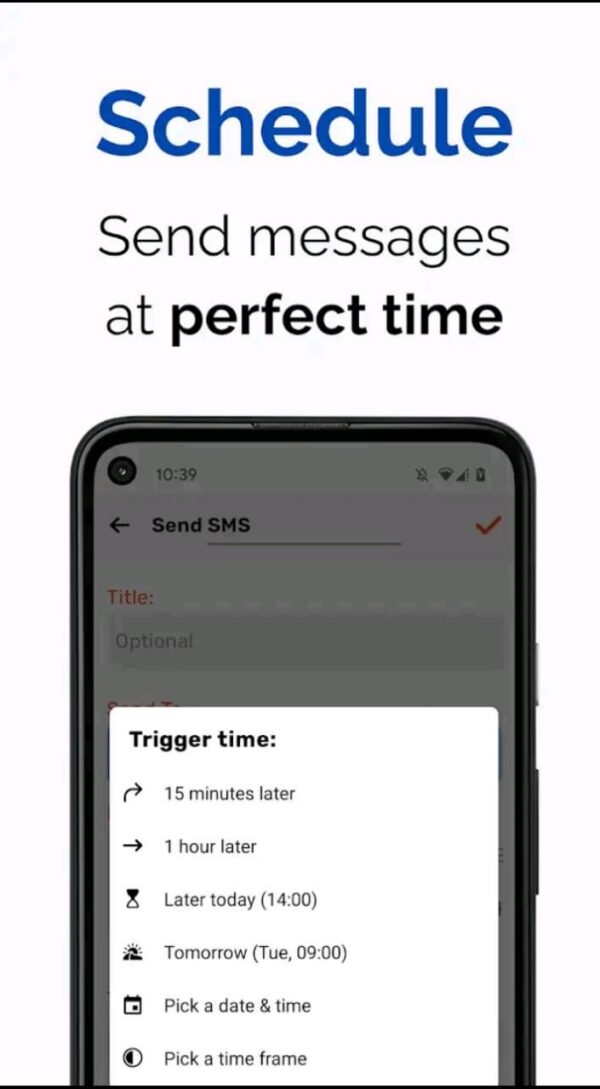 Auto Text: Bulk SMS Scheduler (Mobile Application) - Image 3